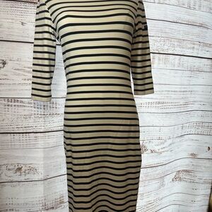 Saint‎ James Depuis 1889 Propriano UV White/Black Stripe Dress